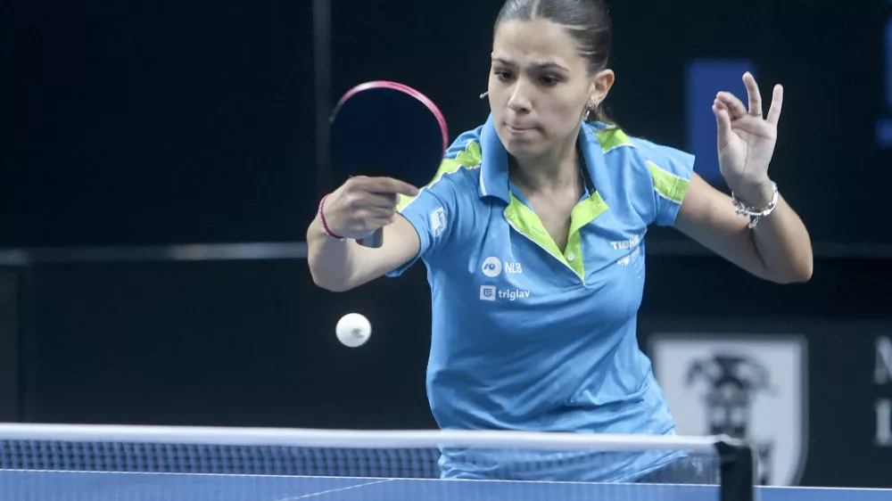 Sara Tokič- 05.07.2023 – namizni tenis - mednarodni turnir WTT Star Contender v Ljubljani - //FOTO: Jaka Gasar