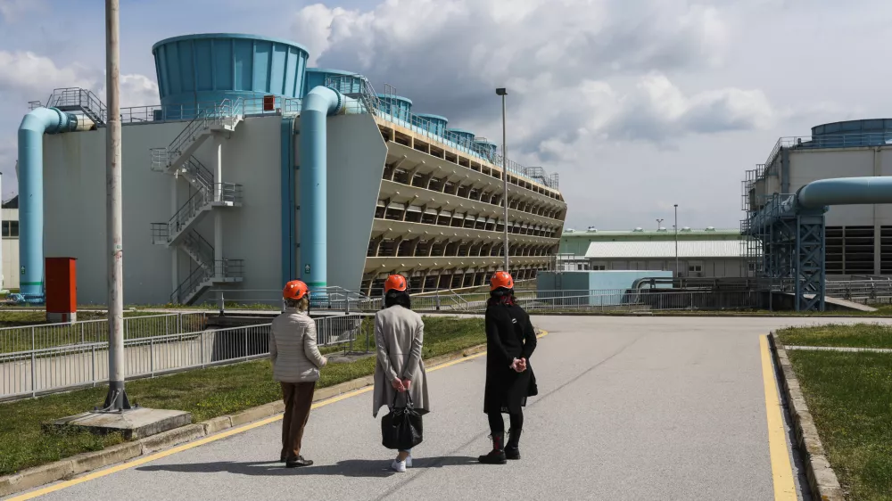 - hladilni sistem-- Energetika, elektrika, samoskrba, daljnovod — 19.04.2023 – Nuklearna elektrarna Krško (NEK), edina slovenska jedrska elektrarna, ki deluje od leta 1983 //FOTO: Bojan Velikonja