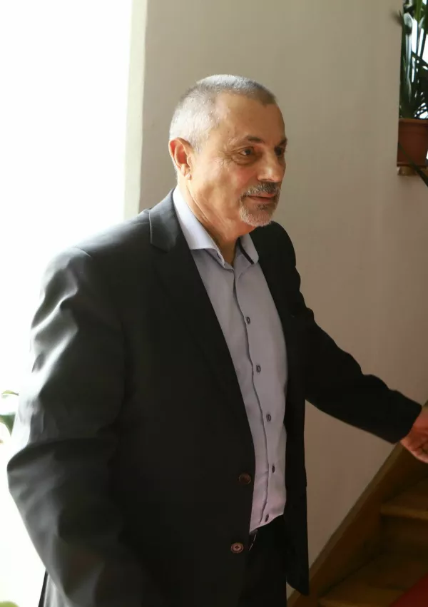 Peter Jambrek in dr. Milan Balažic - 27.06.2022 - Nina Krajnik, psihoanalitičarka in doktorice filozofije - predstavitev kandidature za predsednico republike //FOTO: Luka Cjuha / Foto: Luka Cjuha