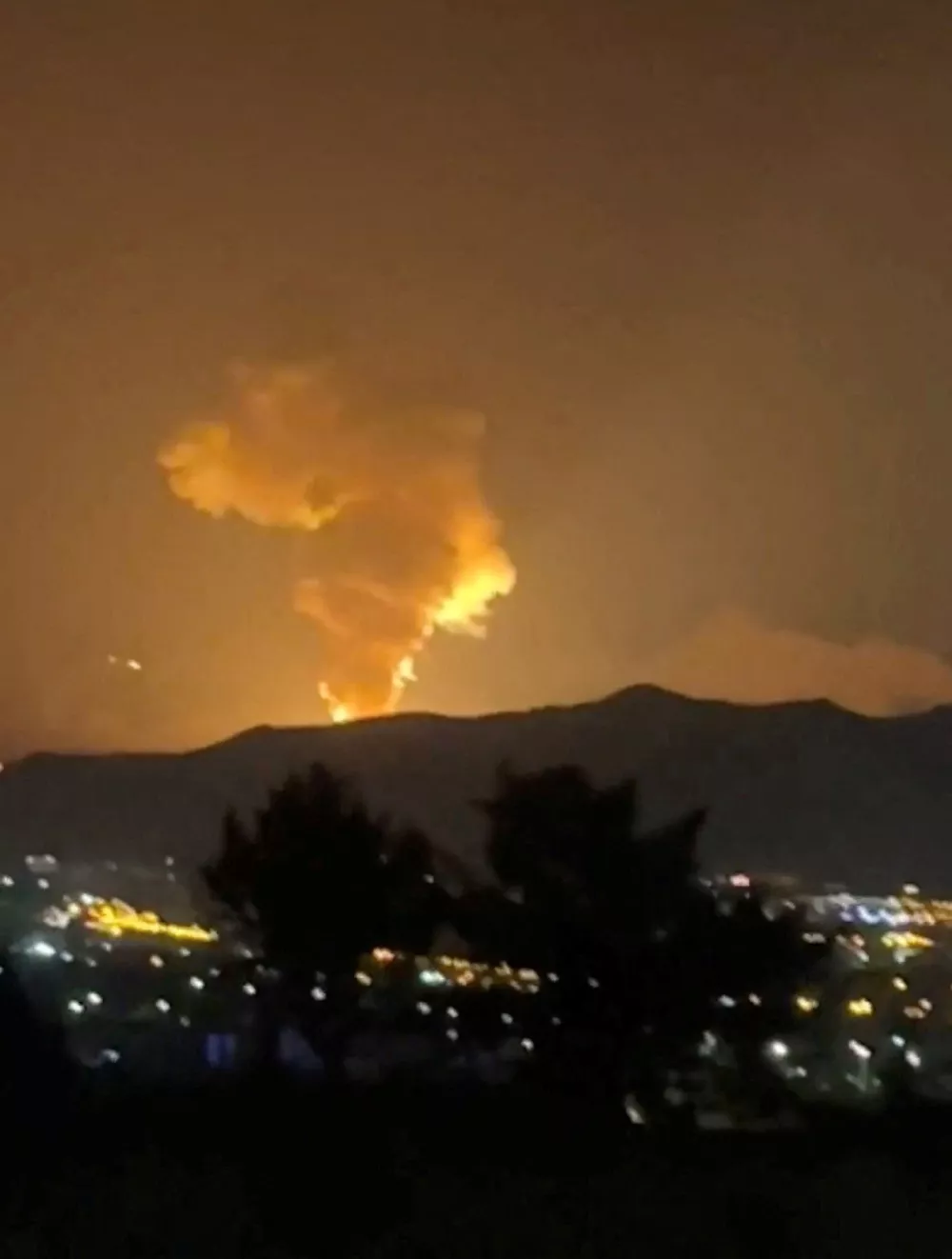 Smoke rises in the direction of Khojir complex as the Israel-Iran air war continues, in Tehran, Iran in this screen grab obtained from a social media video released on June 18, 2025. Social Media/via REUTERS THIS IMAGE HAS BEEN SUPPLIED BY A THIRD PARTY. NO RESALES. NO ARCHIVES. NEWS USE ONLY