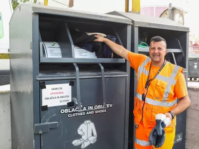Tekstil ne sodi več v mešane odpadke