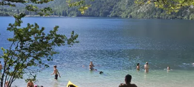 Bohinj, Bohinjsko jezero.Poletni utrip ob Bohinjskem jezeru.