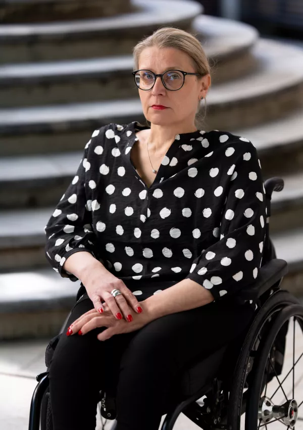 Klaudija Poropat, osebna asistenca / Foto: Miran Juršič