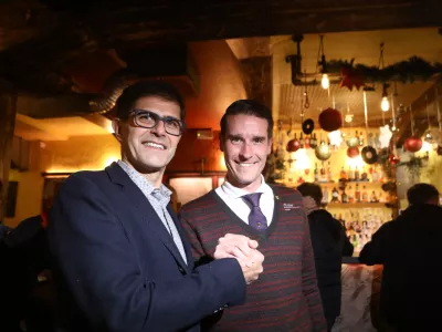 Matjaž Rakovec, aktualni župan Kranja in ponovni kandidat za župana Mestne občine Kranj - 20.11.2022 - Lokalne volitve 2022 v Kranju - redne volitve župana in članov občinskega sveta - //FOTO: Luka Cjuha