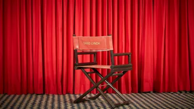 David Lynch's director's chair emblazoned with his name on the back (,000 - ,000); his personally owned Twin Peaks Black Lodge style red curtain and black and white zig-zag rug (,000 - ,000).   A treasure trove of over 450 personal artifacts from the late filmmaker David Lynch is to be auctioned. The event offers fans and collectors a rare opportunity to own pieces from the visionary director's five-decade career and personal life. The collection spans Lynch's legendary work in film and television—including Twin Peaks, Mulholland Drive, Eraserhead, The Elephant Man, and Blue Velvet—and features items from his home, studio, and woodshop.,Image: 1004881051, License: Rights-managed, Restrictions: Editorial use, commercial use may require additional licenses. We don't use AI to make images which could be mistaken for news photos. AI use will be clearly indicated. Supplied on condition you ensure personal data is processed in compliance with UK GDPR, Model Release: noFoto: Profimedia