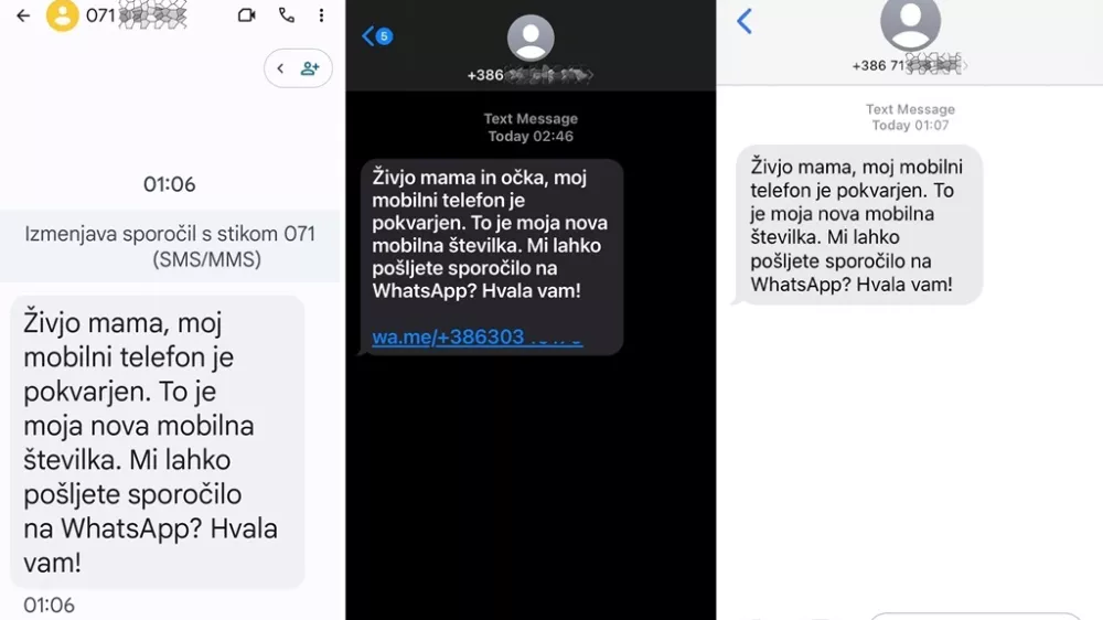 Gre za prevaro prek SMS-sporočil, ki jih goljufi v imenu otrok pošiljajo staršem.