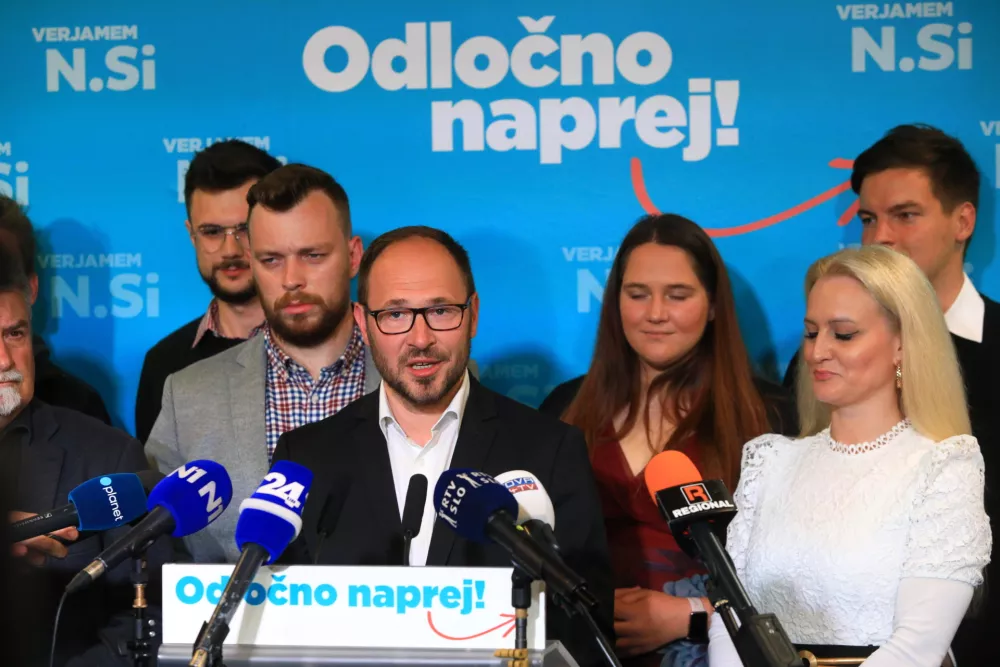 - Volilni štab NSi - minister za infrastrukturo Jernej Vrtovec- 24.04.2022 - Parlamentarne volitve 2022FOTO: Andrej Petelinšek