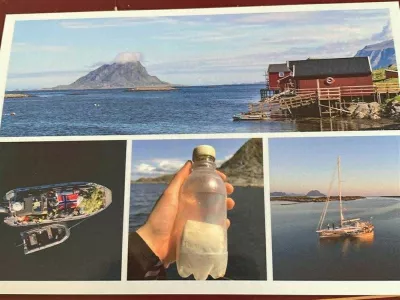 Pia specially made a montage postcard to let Alaina know her message in a bottle had been found. A woman has been left "stunned" after a message in a bottle she sent as a child washes up in Norway after 31 years. Portknockie woman Alaina Beresford was just 12 years old when she committed her message to the vagaries of the sea ensconced in an empty bottle of Moray Cup fizzy pop. Now, 31 years on, Alaina received the surprise of her life when she examined her mail to find a postcard explaining that her decades-old message had been found.,Image: 1012242382, License: Rights-managed, Restrictions: Editorial use, commercial use may require additional licenses. We don't use AI to make images which could be mistaken for news photos. AI use will be clearly indicated. Supplied on condition you ensure personal data is processed in compliance with UK GDPR, Model Release: noFoto: Profimedia