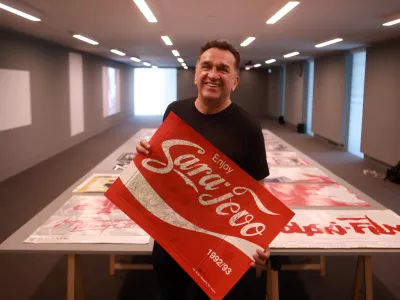 Sarajevski grafični oblikovalec: V Ljubljani vedno doživim kulturni šok