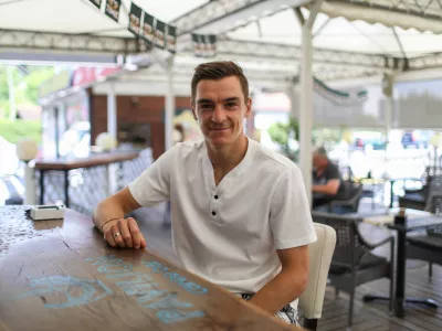 - 18.06.2025. Rok Vodišek, golman, nogometaš,//FOTO: Bojan Velikonja