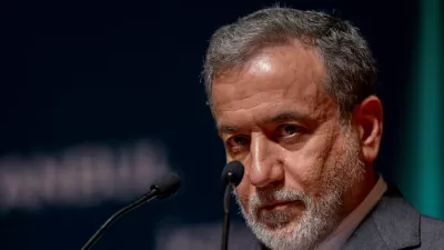 Iranian Foreign Minister Abbas Araqhchi looks on during a press conference in Istanbul, Turkey, June 22, 2025. REUTERS/Umit Bektas