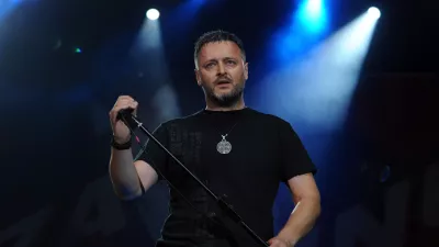 13.06.2010., Spaladium Arena, Split - Dobrotvorni koncert "Za istinu..." za hrvatske generale. Marko Perkovic Thompson. rPhoto: Nino Strmotic/PIXSELL