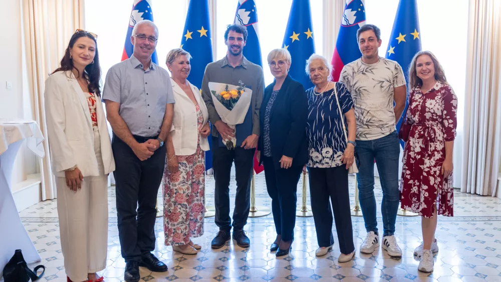 Ljubljana, predsedniska palaca.Slovesnost ob podelitvi drzavne nagrade in priznanj na podrocju prostovoljstva za leto 2024, ki jo je pripravila predsednica republike Natasa Pirc Musar.