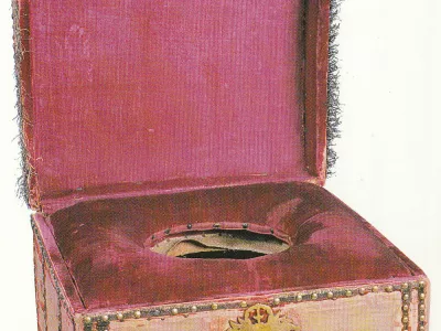 Kraljevo stranišče okoli leta 1650 / Foto: Wikipedia