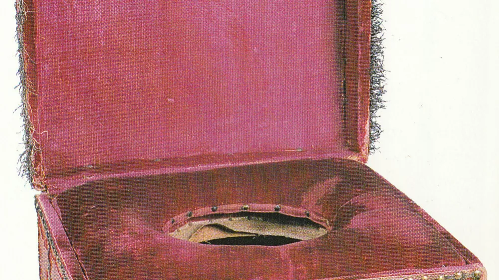 Kraljevo stranišče okoli leta 1650 / Foto: Wikipedia