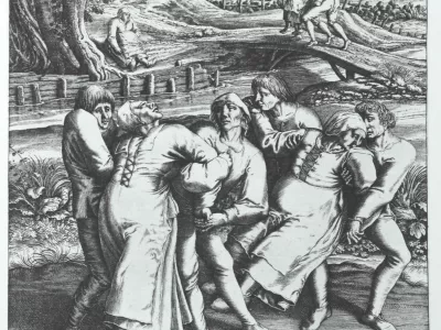 Umetniška upodobitev plesalcev / Foto: Wikipedia