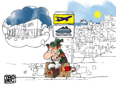 Karikatura / Foto: Jože Trobec