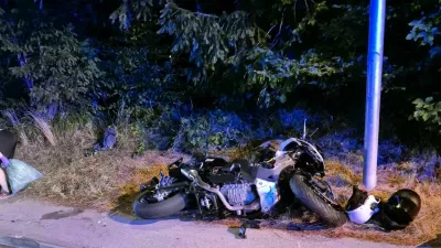 Nekaj dni po hudi nesreči je motorist v bolnišnici umrl. / Foto: Pgd Steklarna Rogaška Slatina