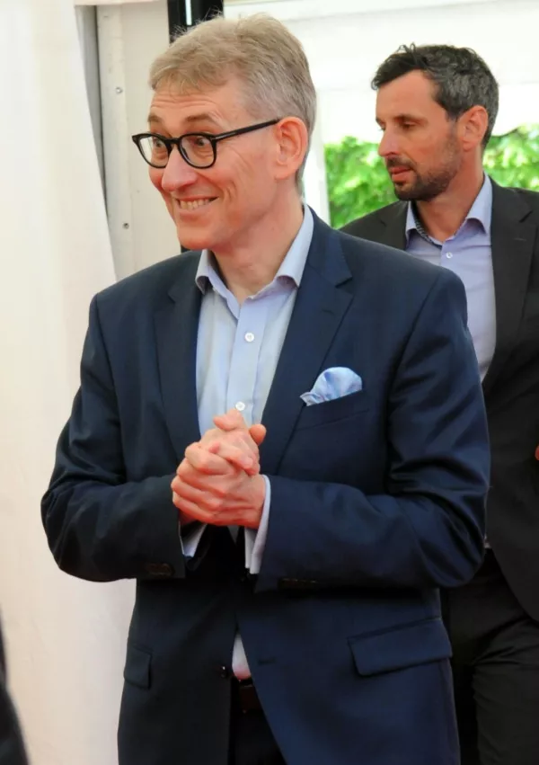 Žiga Debeljak - Žigec javno sanja. / Foto: Alenka Žavbi