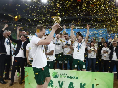 09.06.2025 Košarka Cedevita Olimpija - Krka finaleFoto: Luka Cjuha