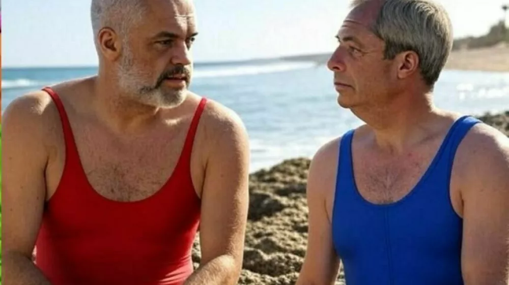 Edi Rama Nigel Farage