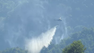 Helikopter, Gašenje, Tolmin, podtalni požar