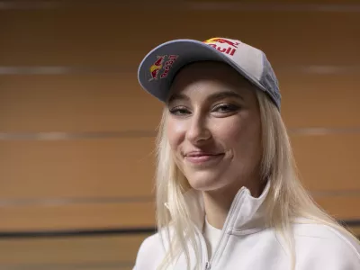 29.11.2024 - Janja Garnbret, slovenska športna plezalkaFOTO: LUKA CJUHA