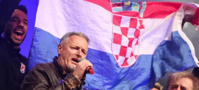 03.02.2025., Zagreb - Svecani docek hrvatske rukometne reprezentacije u Zagrebu nakon osvojenog drugog mjesta na Svjetkom prvenstvu. Photo: Matija Habljak/PIXSELL