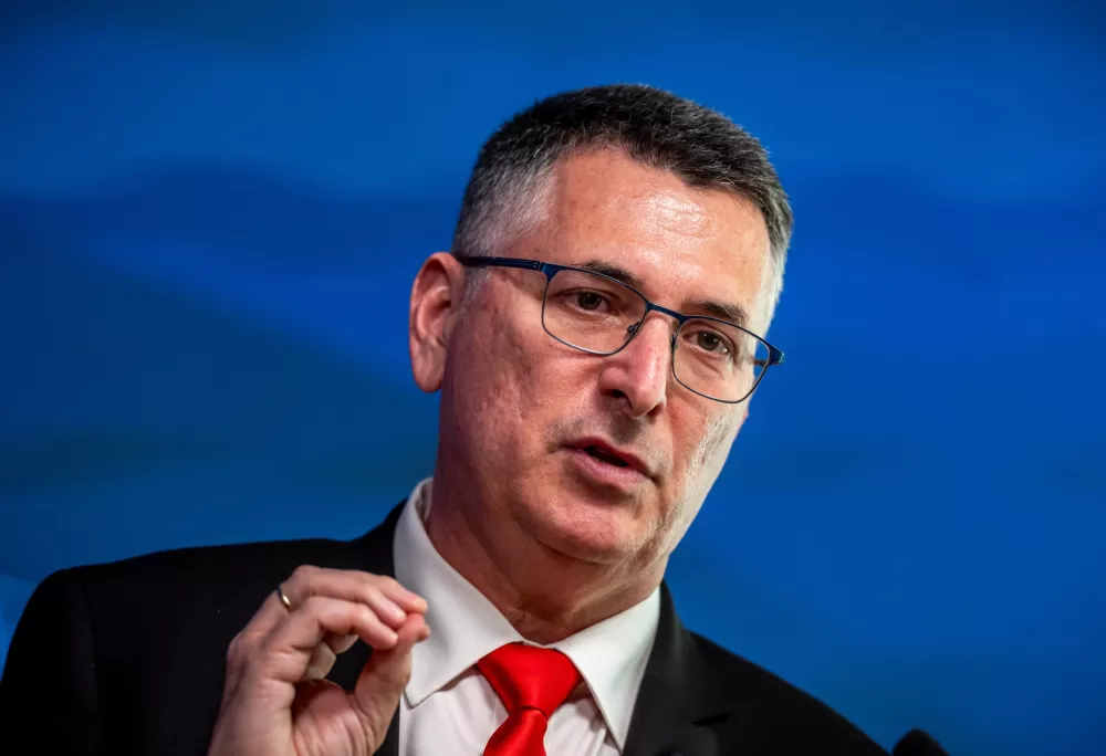 11 May 2025, ---, Jerusalem: Gideon Saar, German Foreign Minister of Israel, takes part in a press conference after the talks at the Foreign Ministry. Wadephul is on his two-day inaugural visit to Israel and the Palestinian territories. Photo: Michael Kappeler/dpa