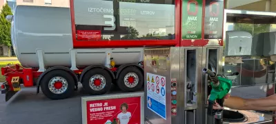 12.06.2025 - Petrol - Bencinska črpalka - točenje goriva - bencinFoto: Luka Cjuha