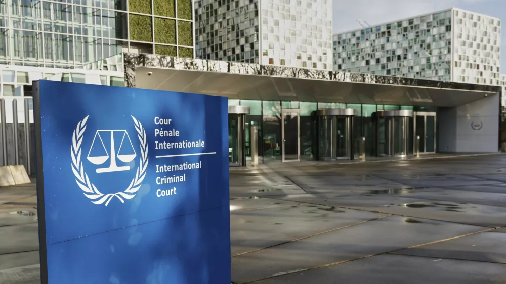 FILE - A general view of the exterior of the International Criminal Court at The Hague, Netherlands, March 12, 2025. (AP Photo/Omar Havana, File)