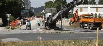 30.6.2025 - Rondo Žale - prenova križišča in okoliških cestFoto: Luka Cjuha