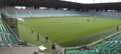 stadion stožice nova zelenica, igralna pivršina, foto luka cjuha