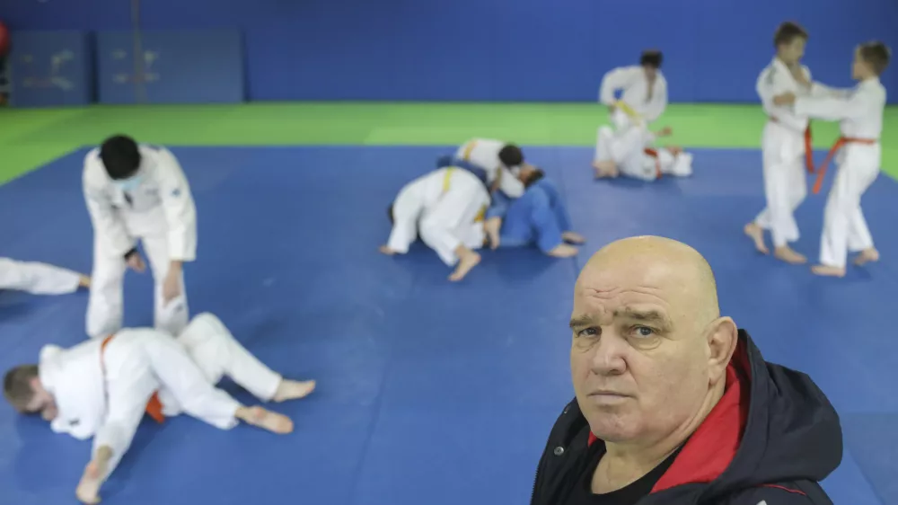 ﻿- 04.11.2021 - Marjan Fabjan, judoist - ustanovitelj in glavni trener kluba Judo klub Z'dežele Sankaku Celje, ki je proizvedel vrsto mednarodno zelo uspešnih tekmovalcev v judu /FOTO: Jaka Gasar