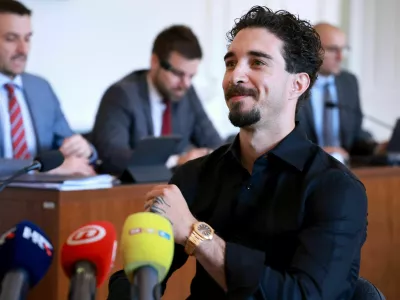 Šime Vrsaljko z uro, ki je danes vredna med 140.000 in 190.000 ameriških dolarjev. F Pixsell