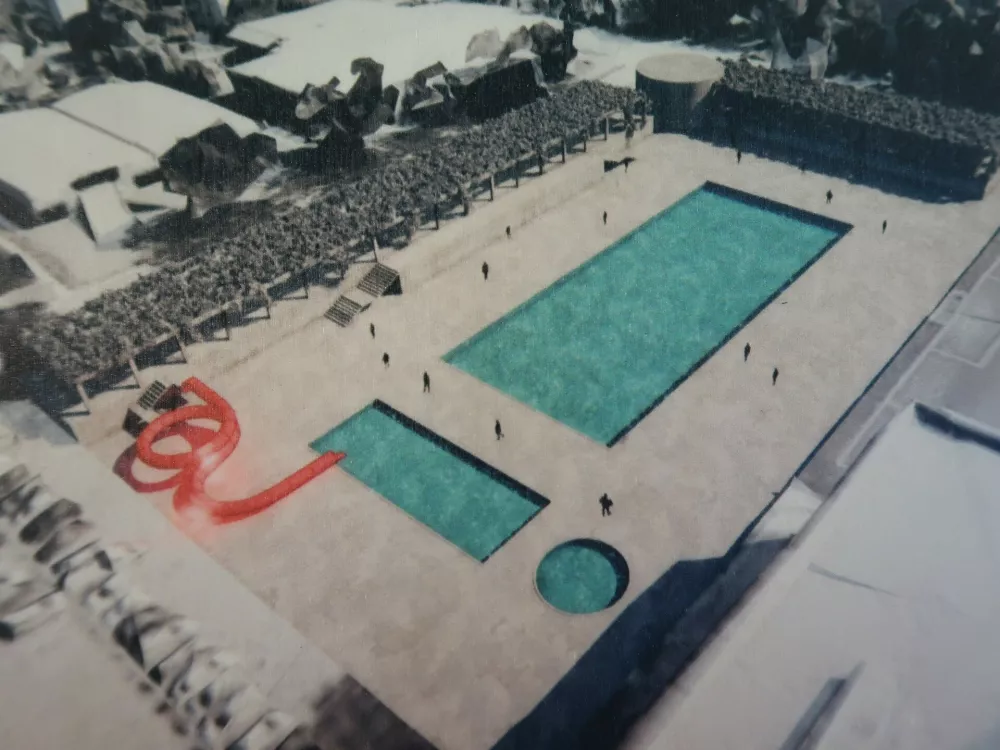 Bazen Nova Gorica - načrtovan a kot tak nikoli zgrajen / Foto: Nataša Bucik Ozebek