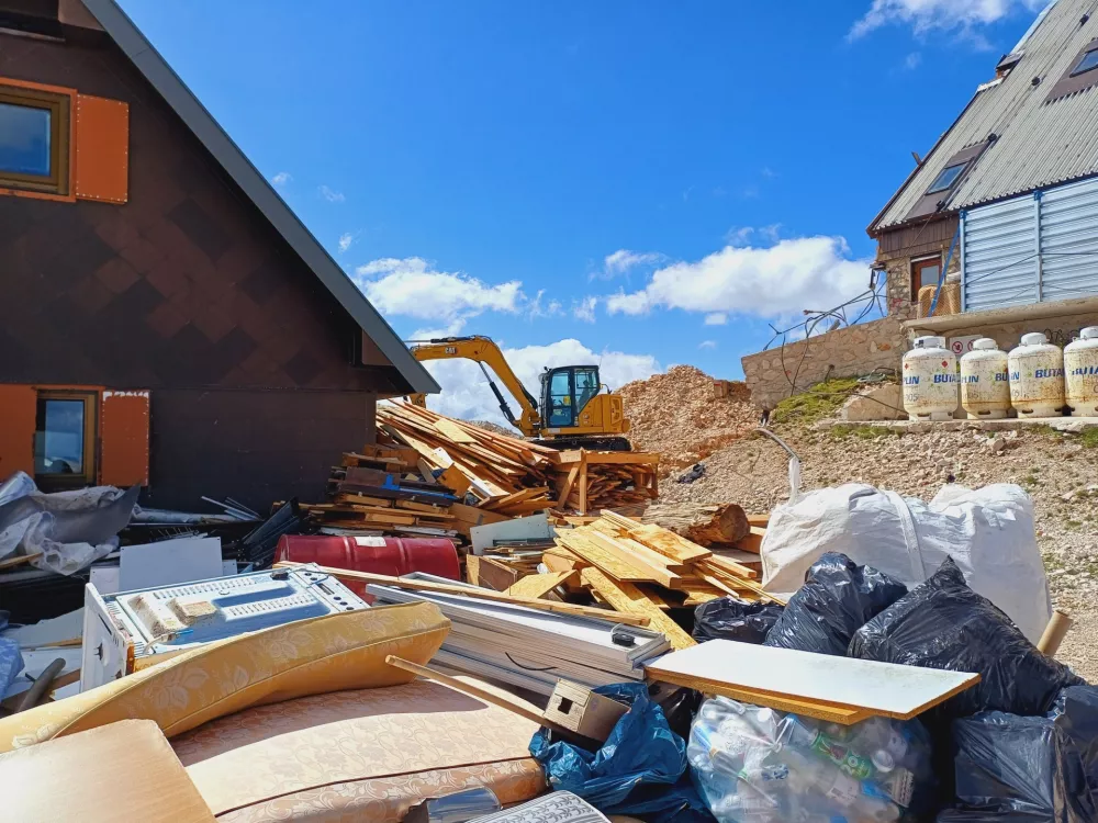 Najvišje ležeče gradbišče v državi