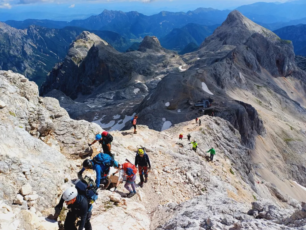 Najvišje ležeče gradbišče v državi
