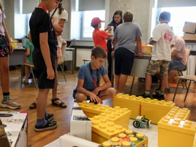 - 02.07.2025. - Poletne delavnice računalništva na Fakulteti za Računalništvo in Informatiko Univerze v Ljubljani.//FOTO: Bojan Velikonja
