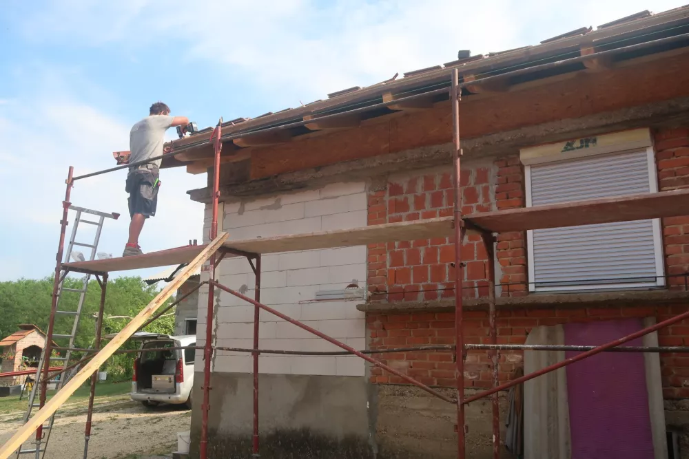 iskrica, Goričko, Lucova, toča, družina Belec. Foto: Tatjana Pihlar / Foto: Tatjana Pihlar 