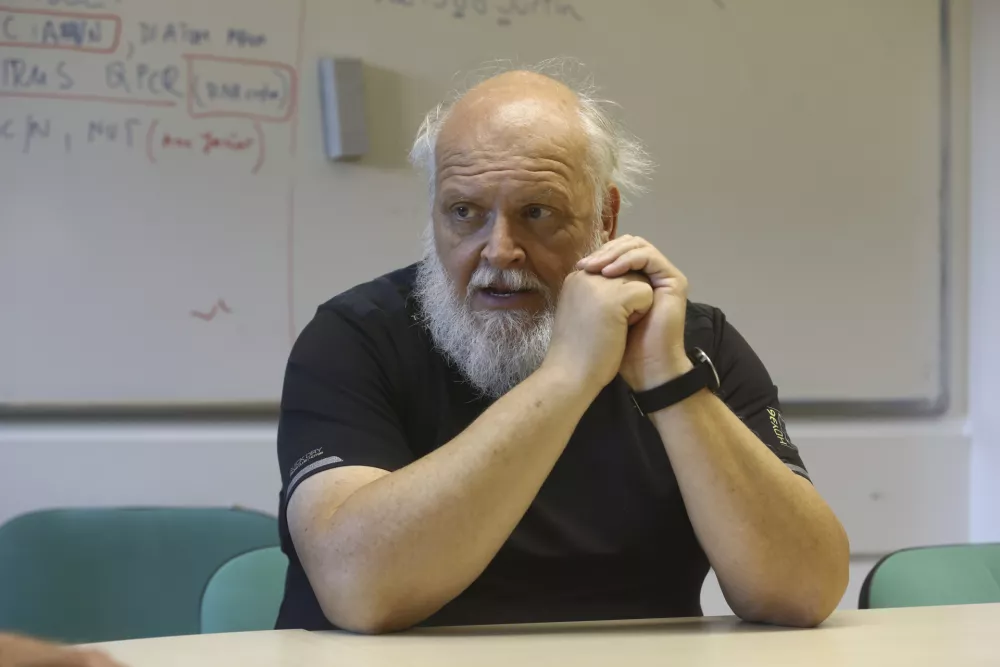 dr. LOVRENC LIPEJ.06.09.2023 - reportaža Objektiv - Kakšno je stanje slovenskega morja FOTO: Luka Cjuha / Foto: Luka Cjuha