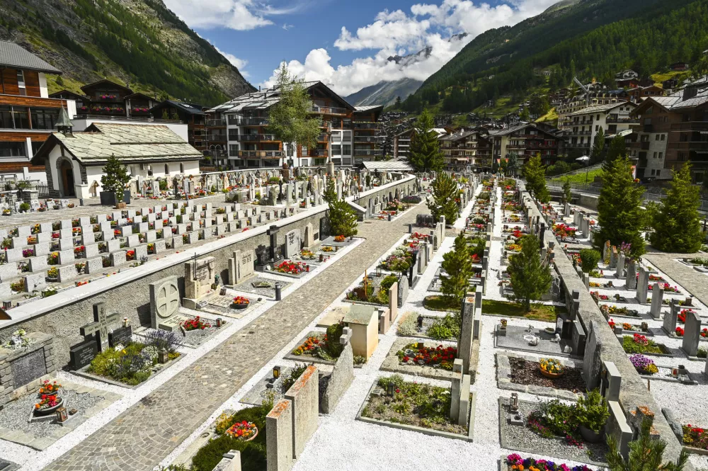 Pokopališče slavnih gornikov / Foto: Franci Horvat