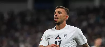 - Jan Mlakar,- 06.09.2024. Nogomet, Liga narodov. Tekma 1. kroga Slovenija - Avstrija.//FOTO: Bojan Velikonja