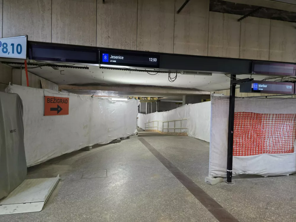 Podhod pod železniško postajo, prenovaŽelezniška postaja