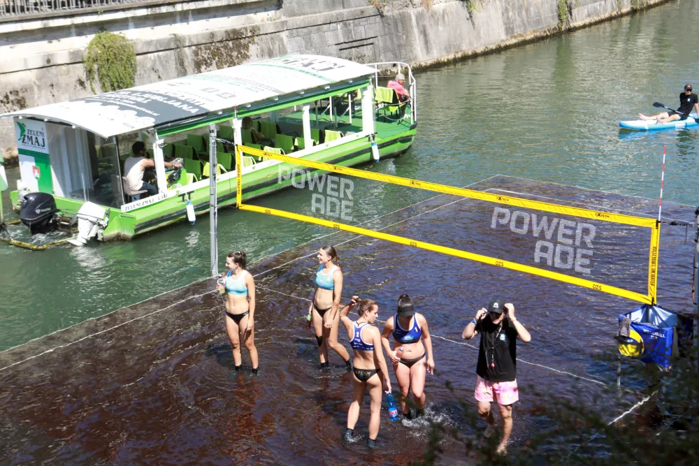 04.07.2025 odbojka na vodi, LjubljanicaFoto: Tomaž Skale