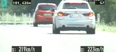 prehitra vožnja, radar, hitrost, globaFoto: PU Murska sobota