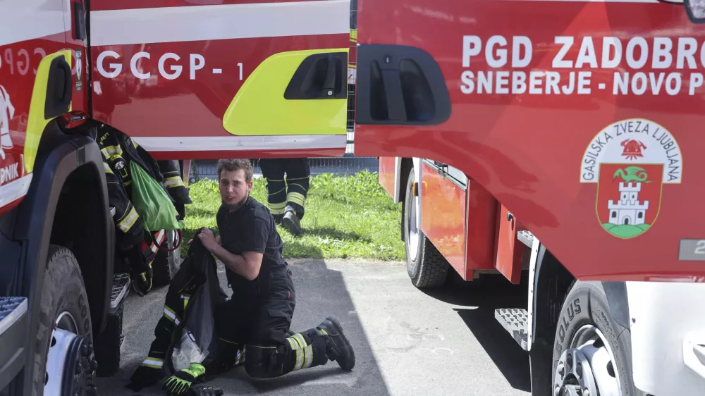 - 30.05. 2025 - 30 urna gasilska vaja v primeru uničujočega potresa - gasilci, reševanje, gašenje//FOTO: Jaka Gasar / Foto: Jaka Gasar