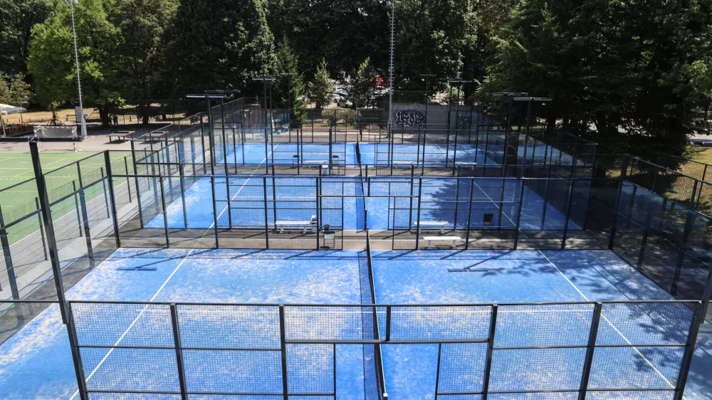 - 04.07.2025 - igrišča za padel, Tivoli//FOTO: Jaka Gasar