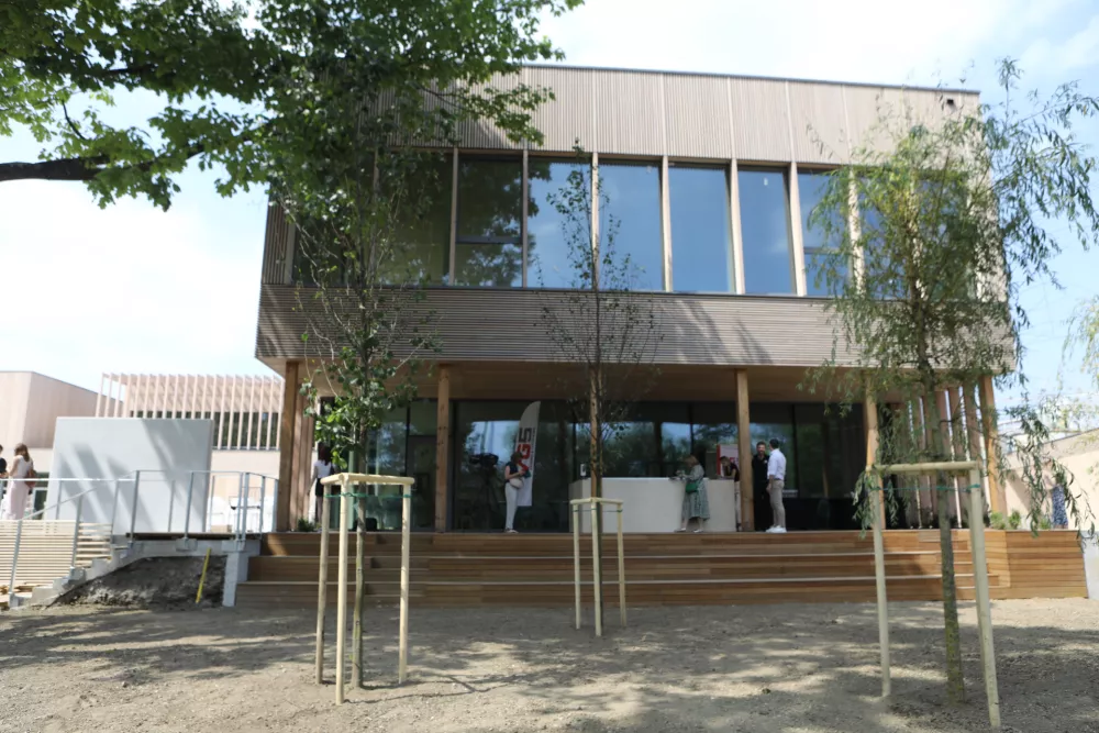 24.06.2025 - Kopališče Vevče - ogled zaključka gradnje pred odprtjemFoto: Luka Cjuha