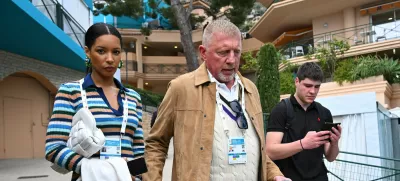 Boris Becker s tretjo ženo.